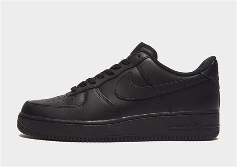 nike air force 1 heren black